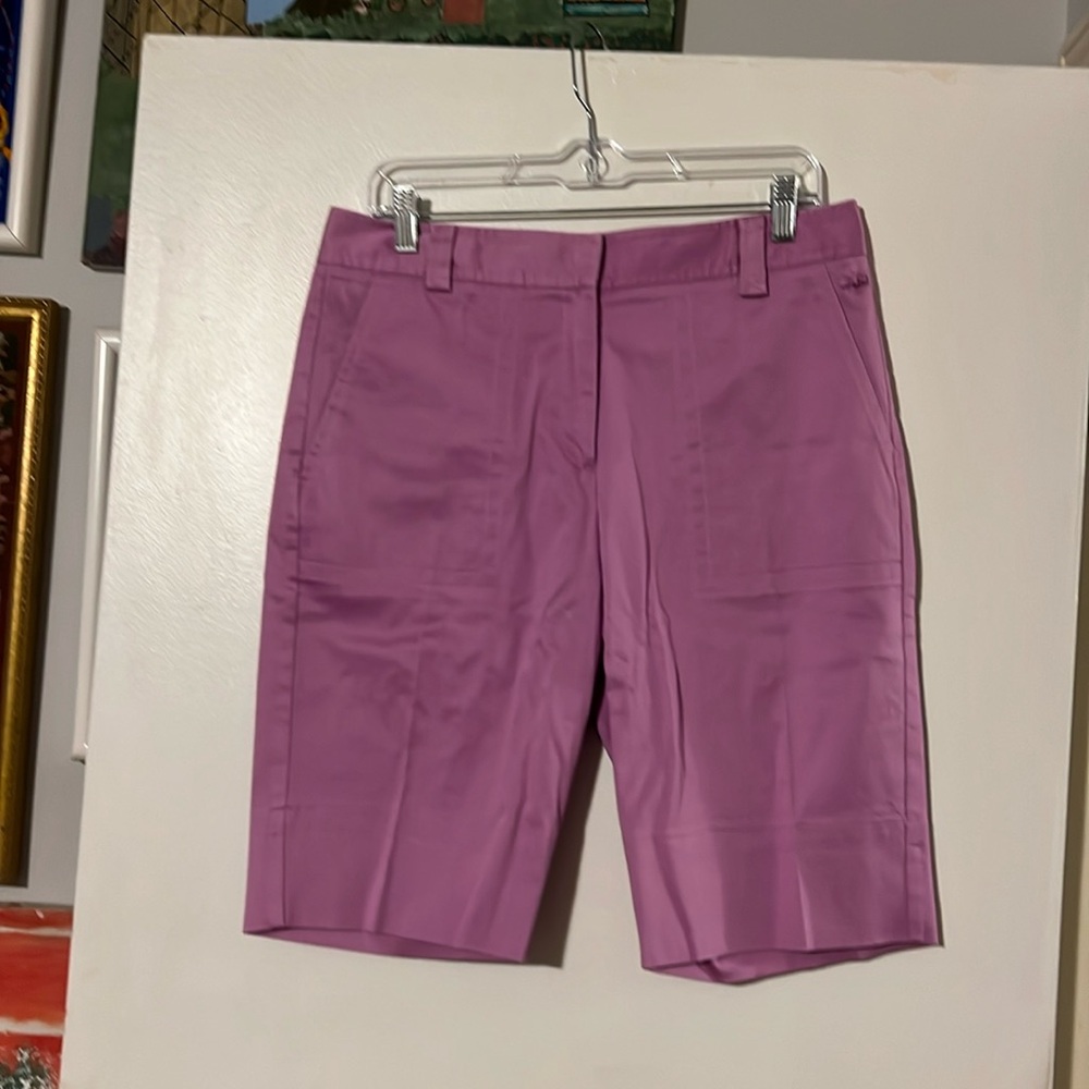 Lija pink/purple Bermuda golf shorts